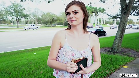 Fully dressed Haven Rae approached on the street with sex offer