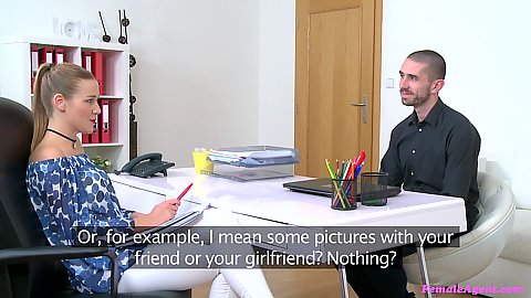 Alexis Emilia discussing porn biz with male model