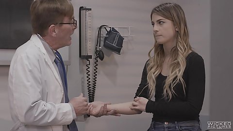Blondie visiting her doctor and then makes out with some guy at their get together feature film