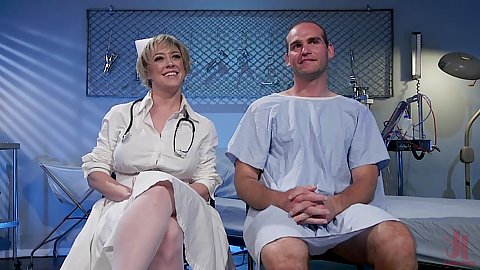 Doctor milf in her uniform Dee Williams does a pre fuck interview with her patient