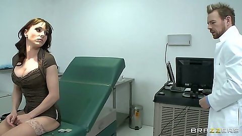 Cytherea going for a pussy exam at hospital