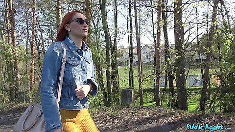 Girl takes me out to the woods to fuck in pov Luna Melba