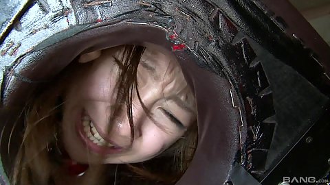 Punishment fetish teen asian bdsm hardcore cock riding with lovely gang bang action for our immoral slave Ryo Akanishi
