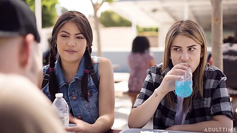 Lunch break in school Kristen Scott things she has finally found the girl from school that she likes and confesses to her mother driving her home in feature film