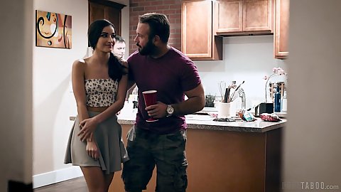 First time restrospect scene of young teen latina going to meet and fuck having man reach up her miniskirt slowly Emily Willis